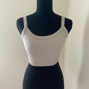 Joy Lab Cream Crop Top